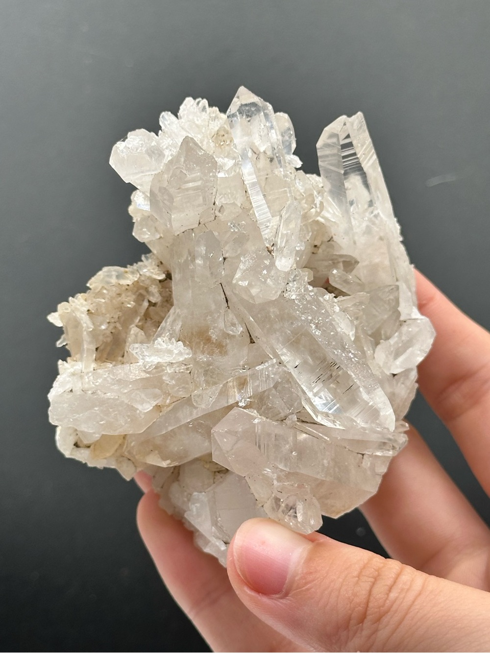Arkansas Clear Quartz Cluster 🫧🤍🫧 ACQ8